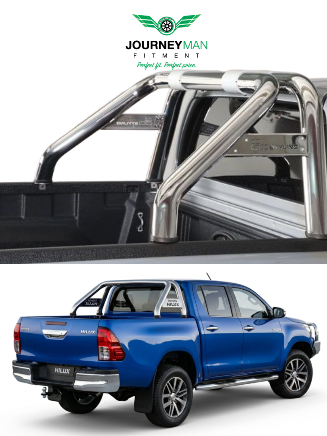 TOYOTA HILUX ROLL BAR CHROME