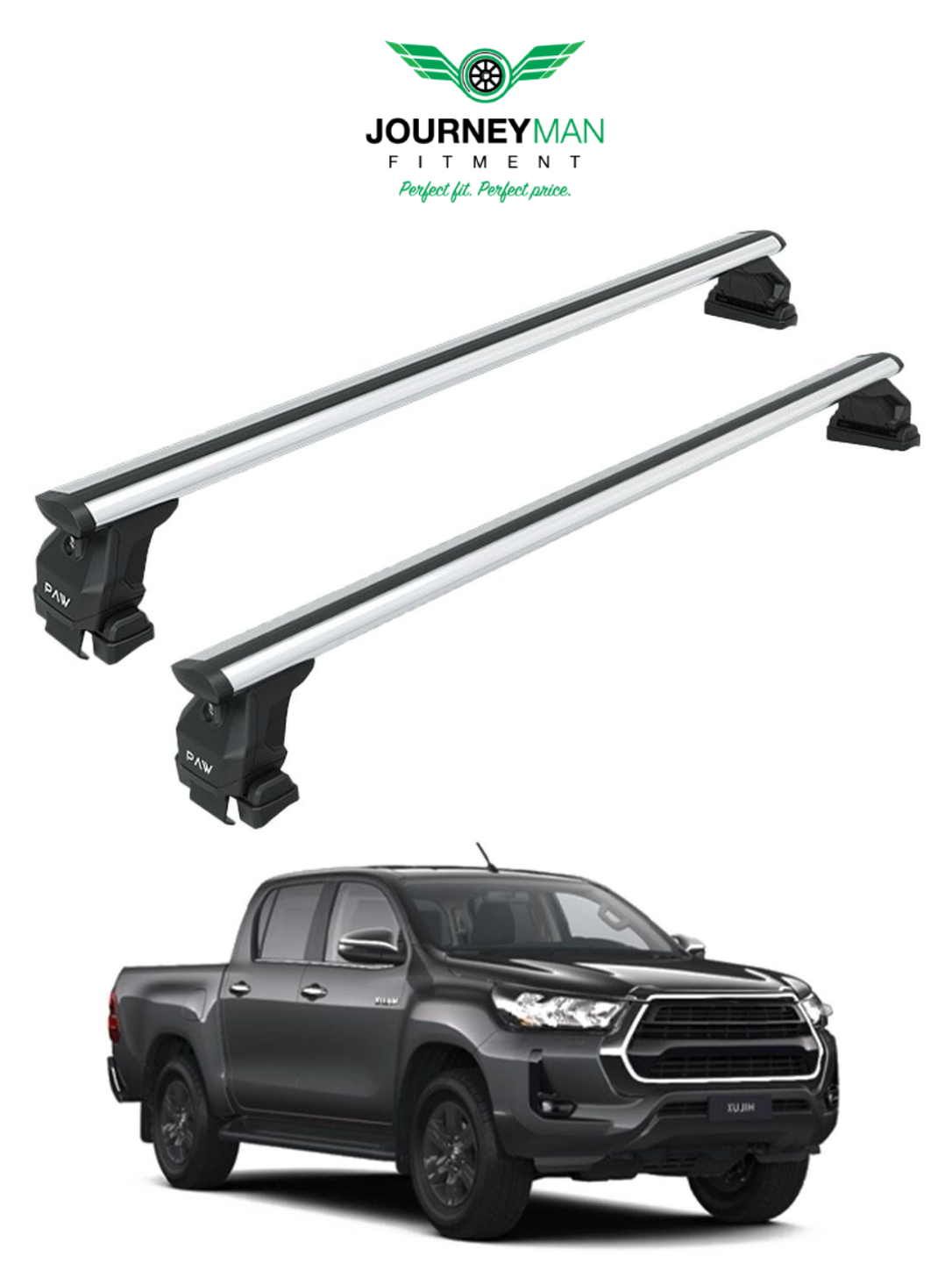 Toyota Hilux Stick On Roof Racks