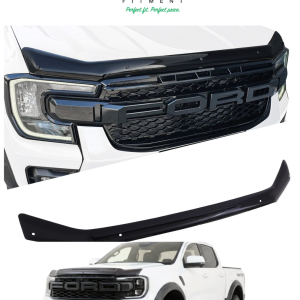 Ford Ranger Raptor Matte Black Bonnet Guard