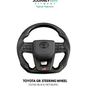 Toyota GR Steering Wheel – Gloss Black Edition