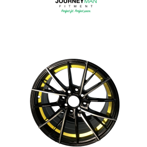 60 Multi-Spoke Yellow Barrel Accent